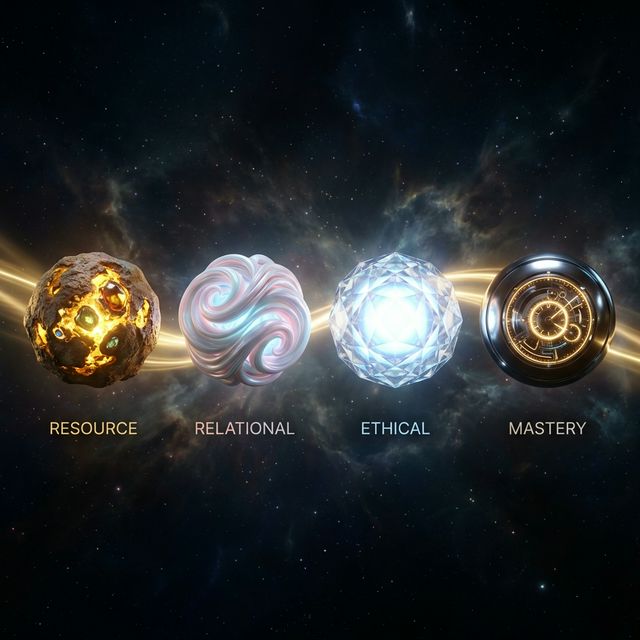 Four Alpha Domains Visualization